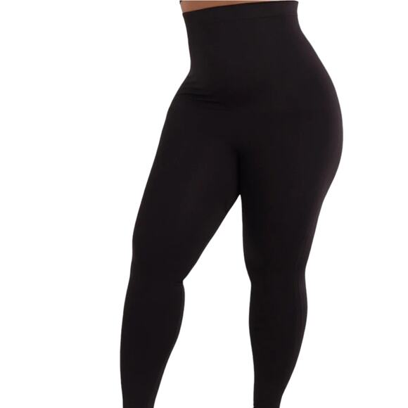 Empetua High-Waisted Shaping Leggings Black NWT Plus Size 3XL - Picture 10 of 11